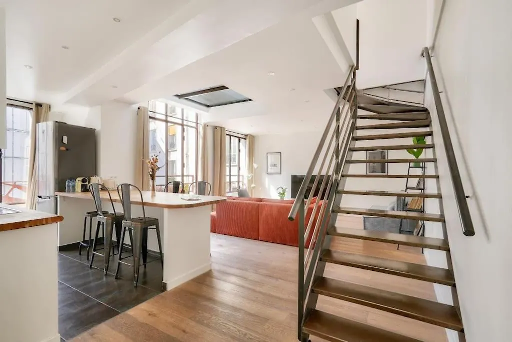 Amazing Loft Between Le Marais And Bastille Apartmán *